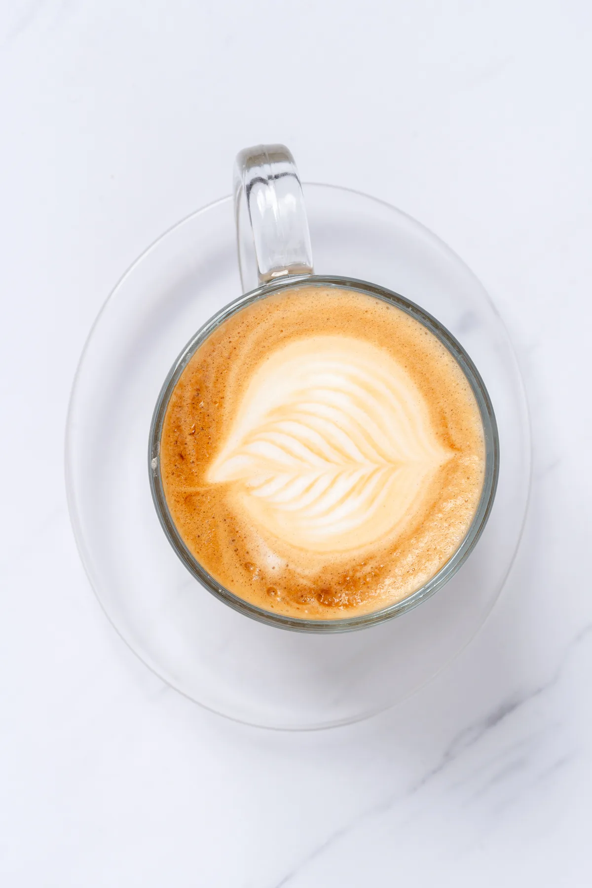 Cappuccino con latte art
